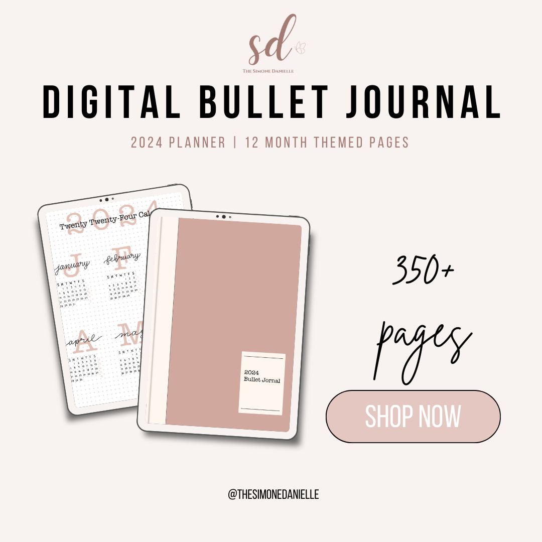 2024 Digital Bullet Journal TSD