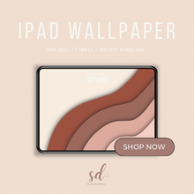 Load image into Gallery viewer, Wavy iPad Wallpaper