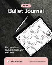 Load image into Gallery viewer, Organized in Pink | Minimalistic Digital Bullet Journal