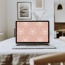 Load image into Gallery viewer, Doodle Flower iPad Wallpaper