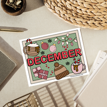 Load image into Gallery viewer, December Holiday Coloring Page