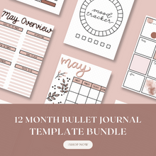 Load image into Gallery viewer, TSD Basics Digital Bullet Journal | Rose