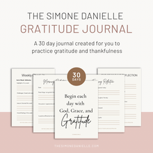 Load image into Gallery viewer, TSD GRATITUDE JOURNAL | 30-Day Gratitude Journal for Women: Cultivate Thankfulness and Joy | Digital Download | Instant Download | For Goodnotes and other digital note taking apps