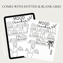Load image into Gallery viewer, 30 Day Bookshelf Mood Tracker | Digital Template