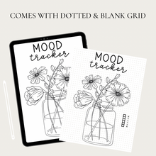 Load image into Gallery viewer, 30 Day Flower Jar Mood Tracker | Digital Template