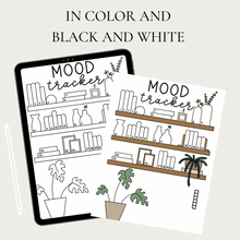 Load image into Gallery viewer, 30 Day Bookshelf Mood Tracker | Digital Template
