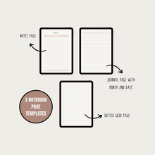 Load image into Gallery viewer, Digital Notebook Set for Journaling and Note-taking