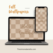 Load image into Gallery viewer, Hello Beautiful Fall Wallpaper
