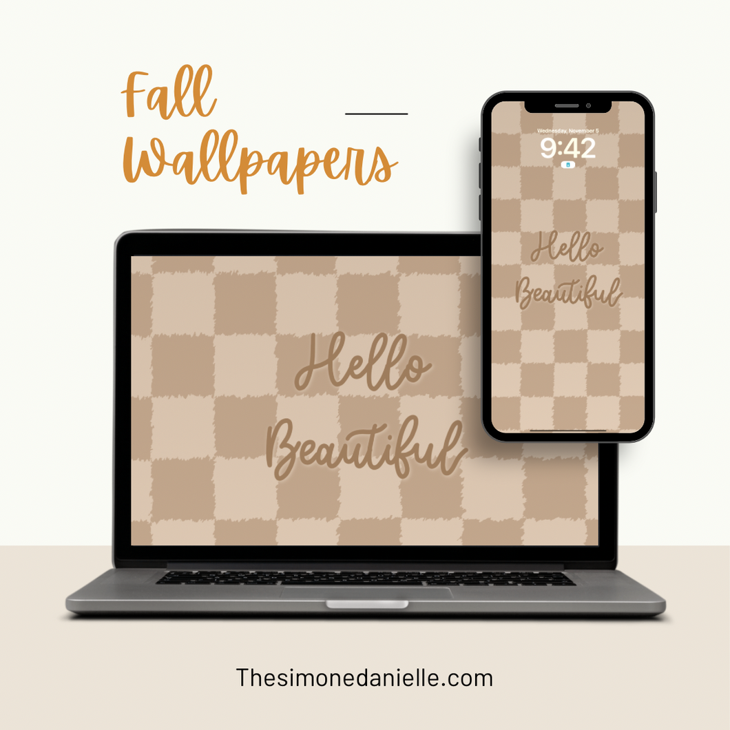 Hello Beautiful Fall Wallpaper