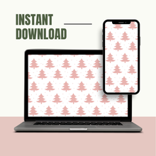 Load image into Gallery viewer, Pink Trees Wallpaper
