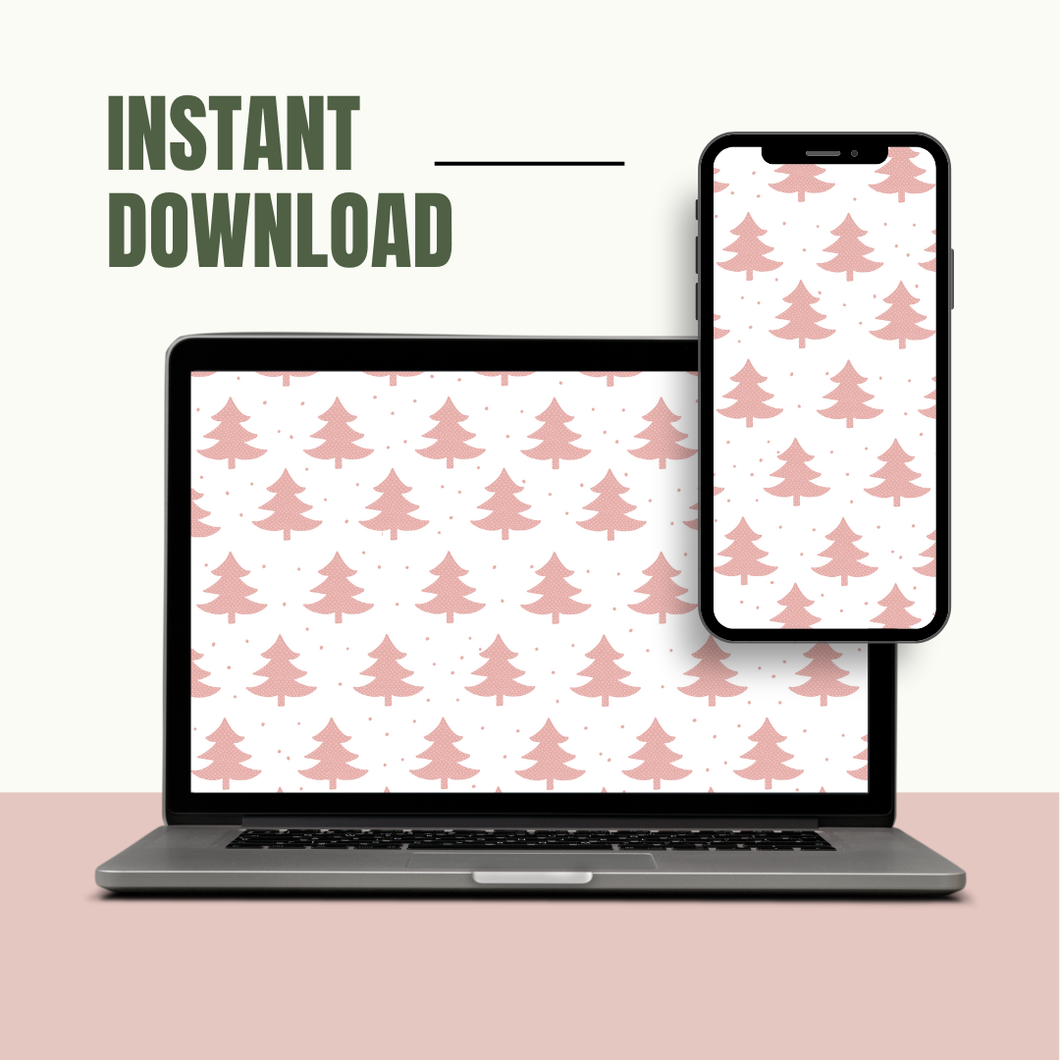 Pink Trees Wallpaper