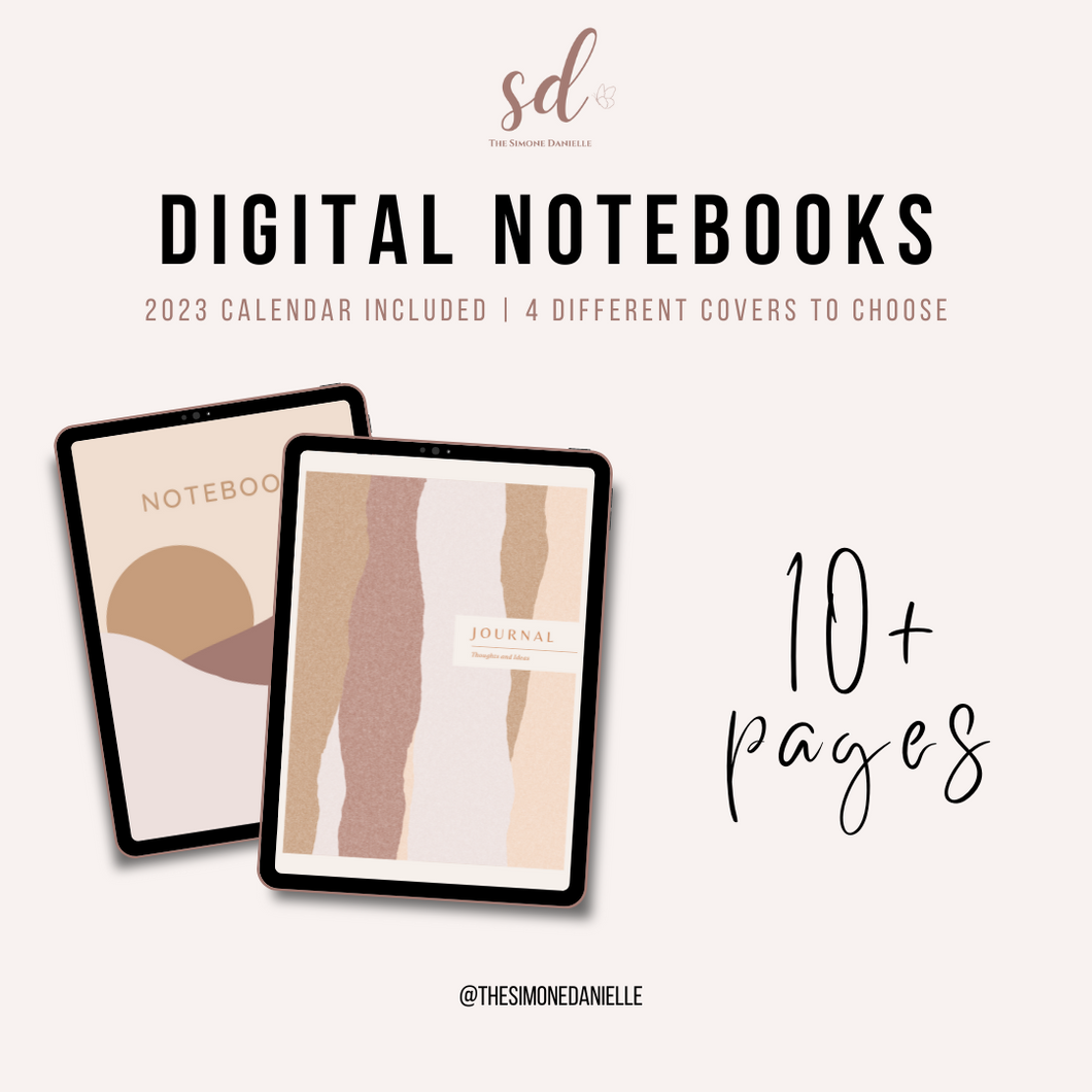 Digital Notebook Set for Journaling and Note-taking
