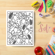 Load image into Gallery viewer, Tangled Lights Coloring Page | Instant PDF Download
