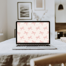 Load image into Gallery viewer, Pink Modern Ribbon Wallpaper
