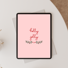 Load image into Gallery viewer, Holly Jolly Wallpaper
