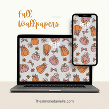 Load image into Gallery viewer, Pretty Pumpkin Wallpaper
