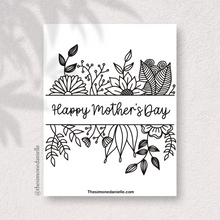 Load image into Gallery viewer, Mother’s Day Coloring Page
