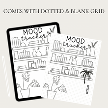 Load image into Gallery viewer, 30 Day Bookshelf Mood Tracker | Digital Template
