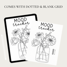 Load image into Gallery viewer, 30 Day Flower Jar Mood Tracker | Digital Template
