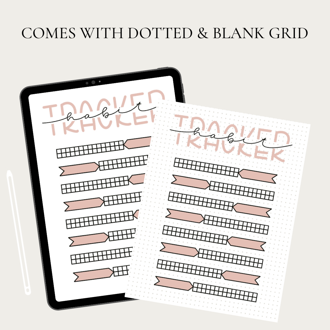 30 Day Simple Habit Tracker | Digital Template – TSD